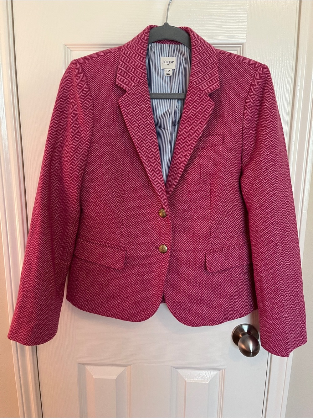 J. Crew Herringbone Blazer - Picture 2 of 12